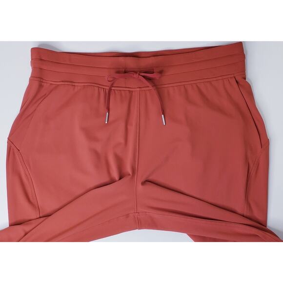 LULULEMON W6BYKS Ready to Rulu High-Rise Cropped Jogger Women's Size 14 Orange - Picture 5 of 14